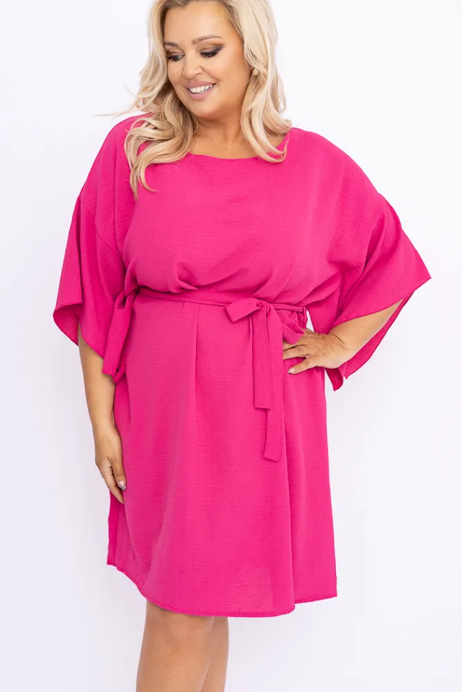 Damskie Polski Amarantowa Tunika kimono LUNDIA