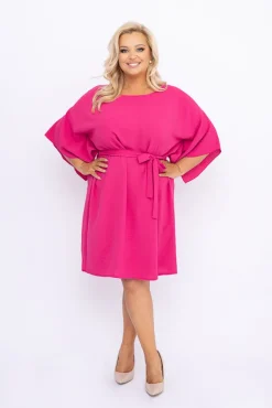 Damskie Polski Amarantowa Tunika kimono LUNDIA