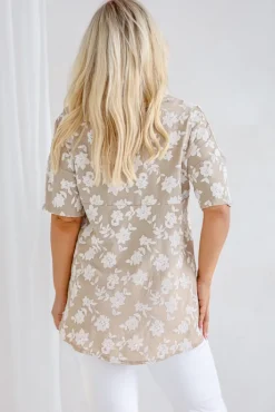 Damskie Polski Beżowa Bluzka SEGERI