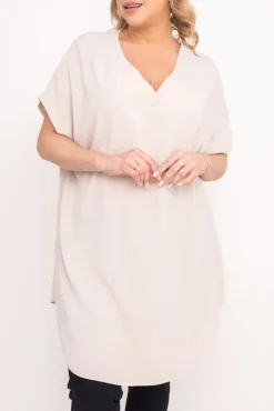 Damskie Polski Beżowa Tunika GLORI