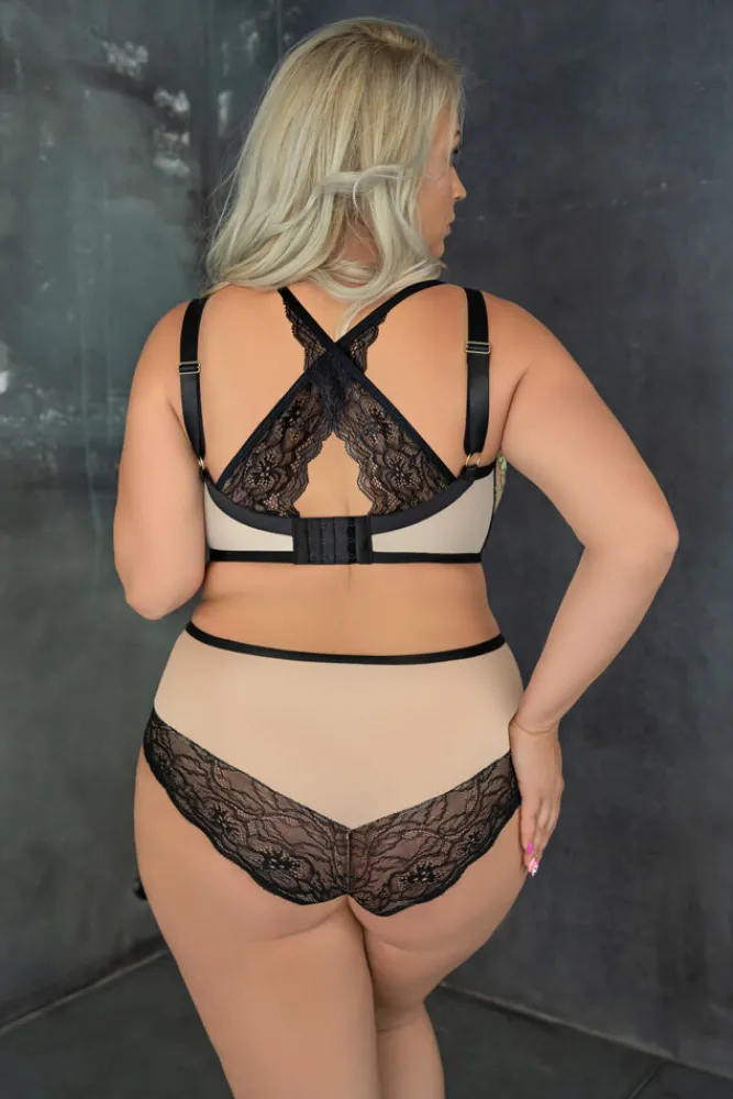 Polski Beżowe Figi LIME Wysoki Stan