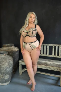 Polski Beżowe Figi LIME Wysoki Stan