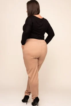 Damskie Polski Beżowe Spodnie CINTA