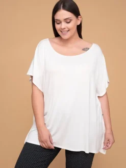 Damskie Polski Biała Bluzka MALPEZA