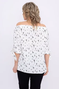 Damskie Polski Biała bluzka PARISO