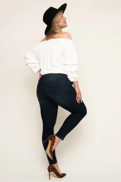 Damskie Włoski Biała Bluzka z marszczonymi rękawami NANSI