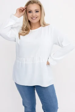 Damskie Włoski Biała Bluzka ZARMI