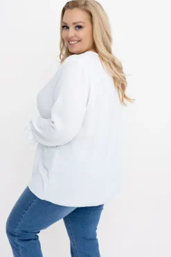 Damskie Włoski Biała Bluzka ZARMI