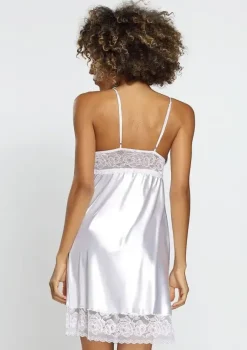 Polski Biała Halka satynowa AGATHA