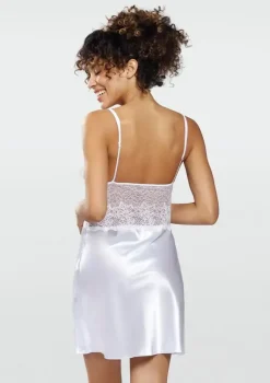 Polski Biała Halka satynowa ERICA