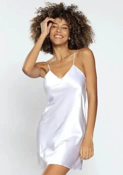 Polski Biała Halka satynowa KAREN