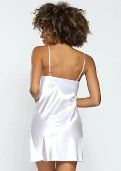 Polski Biała Halka satynowa KAREN