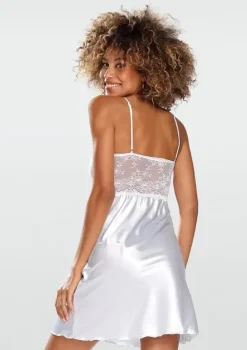 Polski Biała Halka satynowa TORA