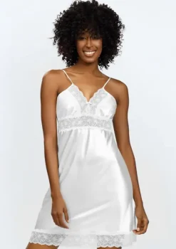 Polski Biała Halka satynowa ZAHARA