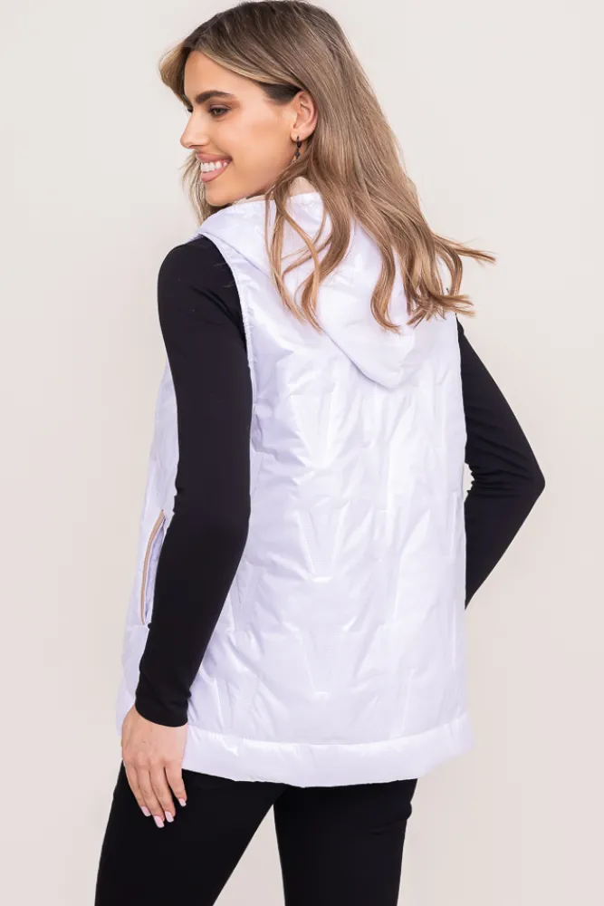 Damskie Polski Biała Kamizelka APERI