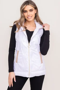 Damskie Polski Biała Kamizelka APERI