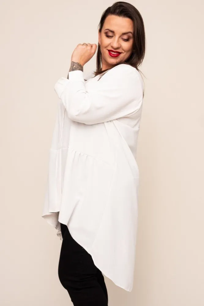 Damskie Polski Biała Koszula AGILE