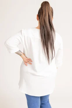 Damskie Polski Biała Koszula FOSTI