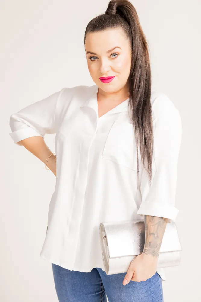 Damskie Polski Biała Koszula FOSTI