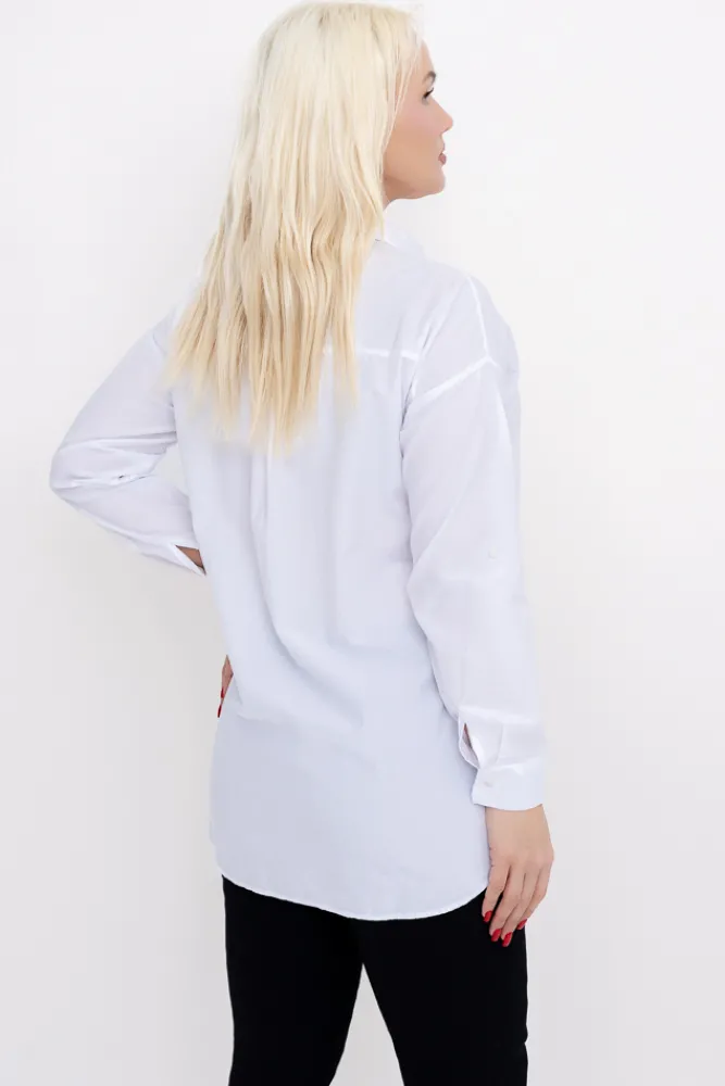 Damskie Biała Koszula SEVIN