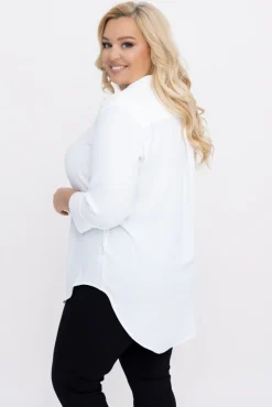 Damskie Polski Biała Koszula VENTELI