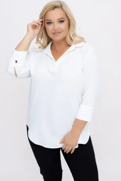 Damskie Polski Biała Koszula VENTELI