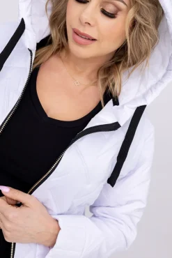 Damskie Polski Biała Kurtka wiosenna VEDERI