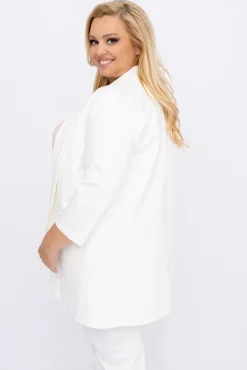 Damskie Polski Biała Marynarka CINTA