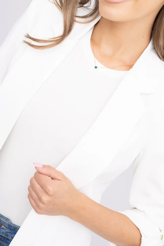 Damskie Polski Biała Marynarka LOTI