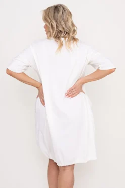 Polski Biała Sukienka BALIN