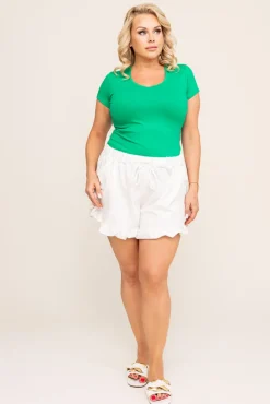 Damskie Polski Białe Spodenki MALIBU