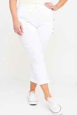 Damskie Włoski Białe Spodnie SENDI