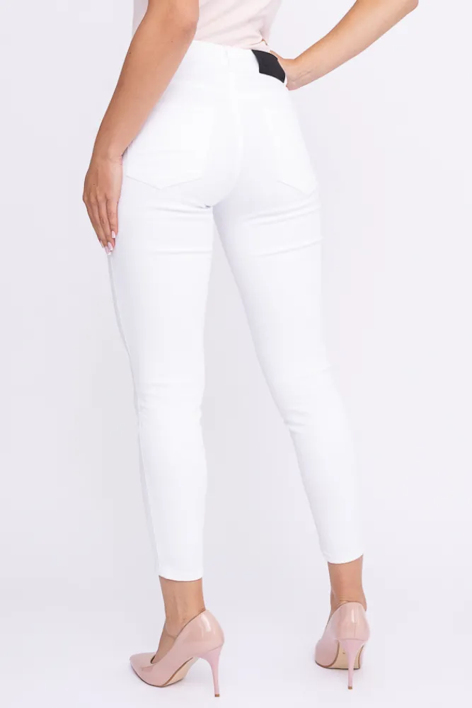 Damskie Polski Białe Spodnie SONTI 7/8