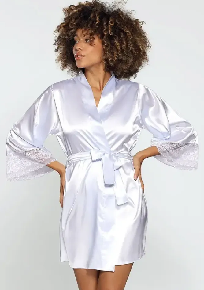 Polski Szlafrok satynowy ADELAIDE