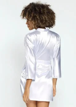 Polski Szlafrok satynowy ALEXANDRA