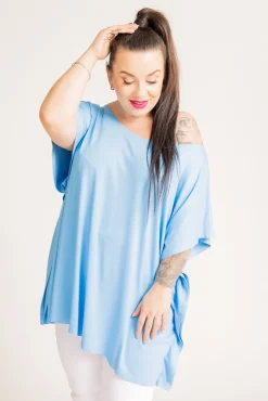 Damskie Polski Błękitna Bluzka MALPEZA