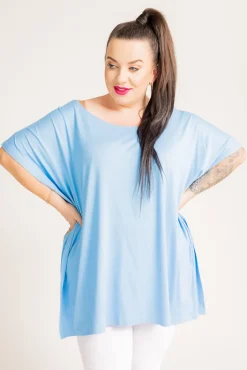 Damskie Polski Błękitna Bluzka MALPEZA