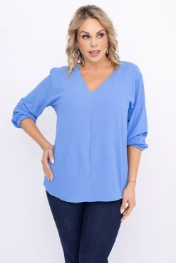 Damskie Polski Błękitna Bluzka PRUDI