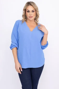 Damskie Polski Błękitna Bluzka PRUDI