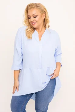 Damskie Polski Błękitna Koszula AGILE