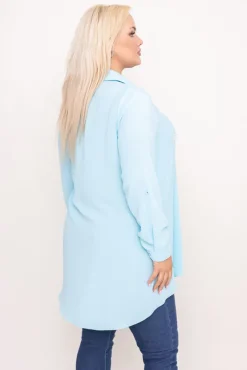Damskie Polski Błękitna Koszula CENTERIA
