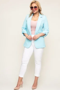 Damskie Polski Błękitna Marynarka LOTI