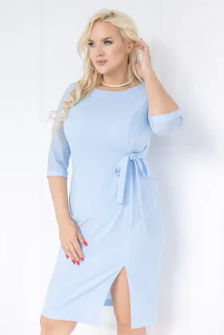 Polski Błękitna Sukienka CRAVATTA