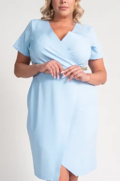 Polski Błękitna Sukienka PEIROSA