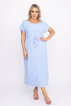 Polski Błękitna Sukienka PIRMENO