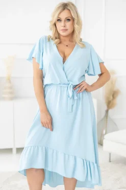 Polski Błękitna Sukienka RHODIO