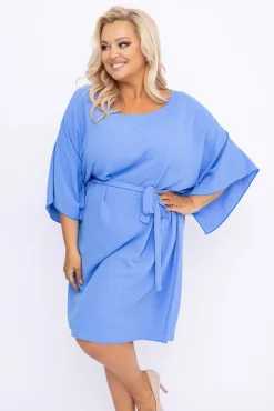 Damskie Polski Błękitna Tunika kimono LUNDIA