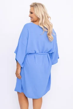 Damskie Polski Błękitna Tunika kimono LUNDIA