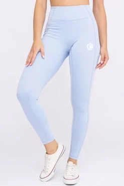 Polski Błękitne Legginsy sportowe SPINTI
