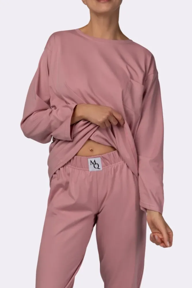 Polski Bladoróżowa Piżama z długimi spodniami HEMENY